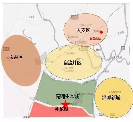 東北部新城佈局震撼來襲!發展軸線清晰了!_自貢