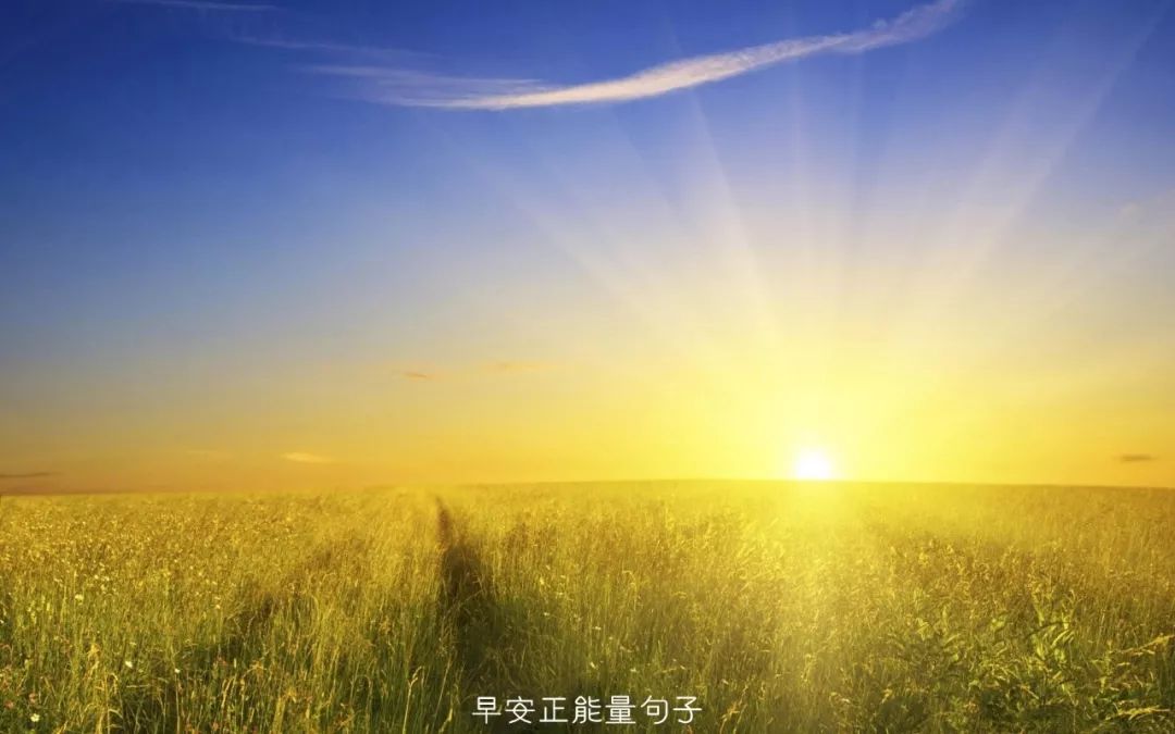 早安心语天气预报分享 朋友圈早安心语句子