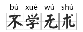 现指没有学问,没有本领【示例:他不学无术,连自己的名字都不会写.