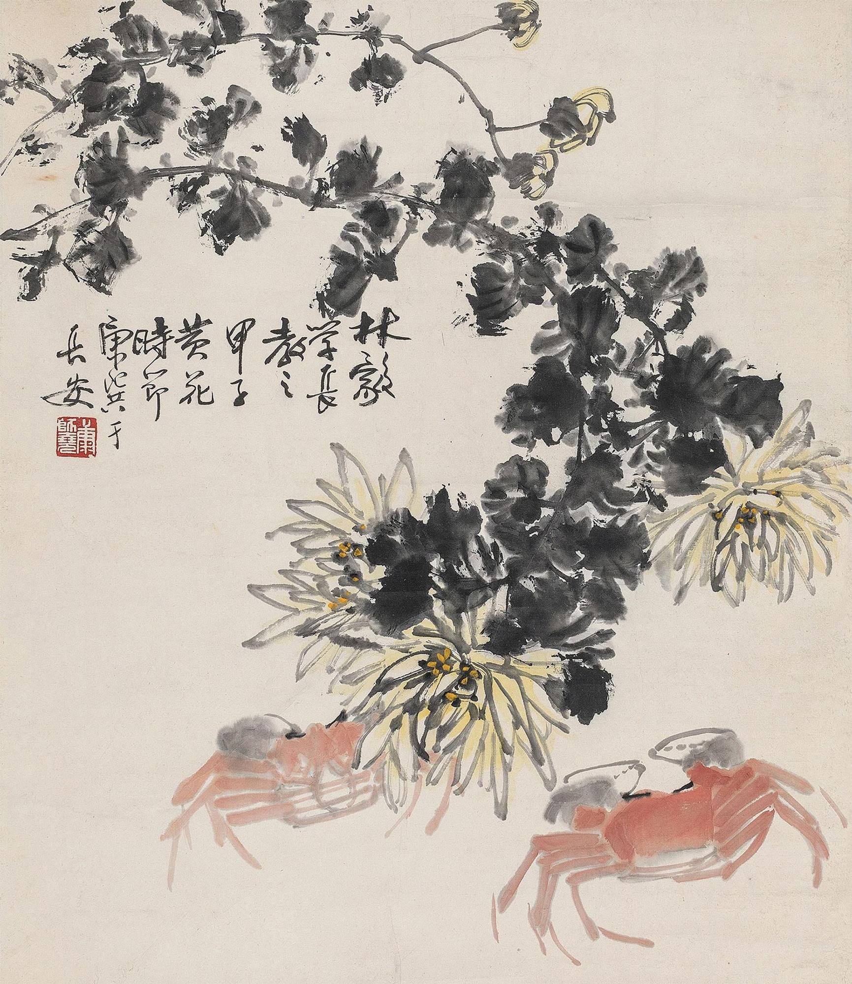 长安画派康师尧国画立意新奇用笔凝重爽利