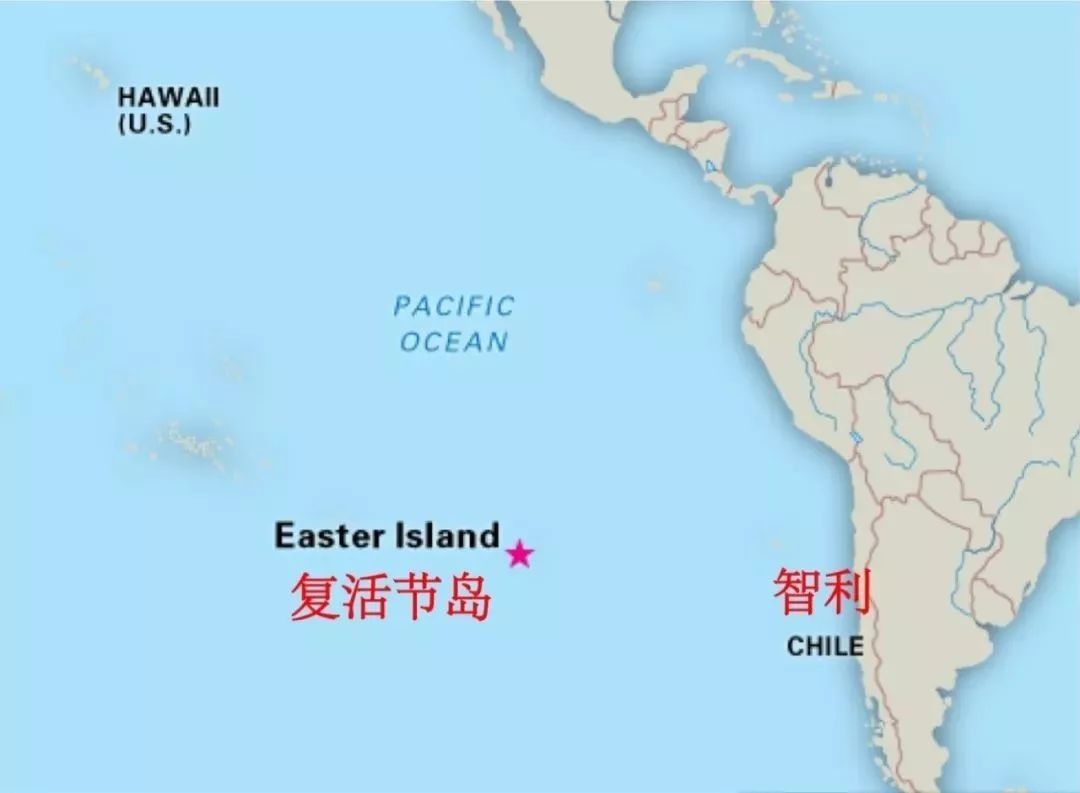 复活节岛在哪里地图图片