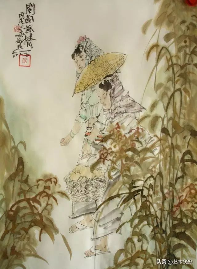 中国美术学院教授徐默人物画作品欣赏