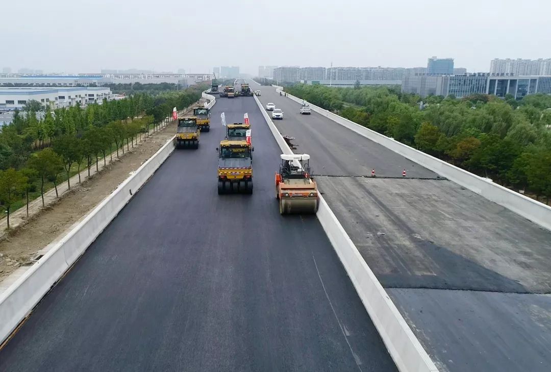 盐城市区内环高架快速路网是盐城市有史以来自筹资金建设的体量最大