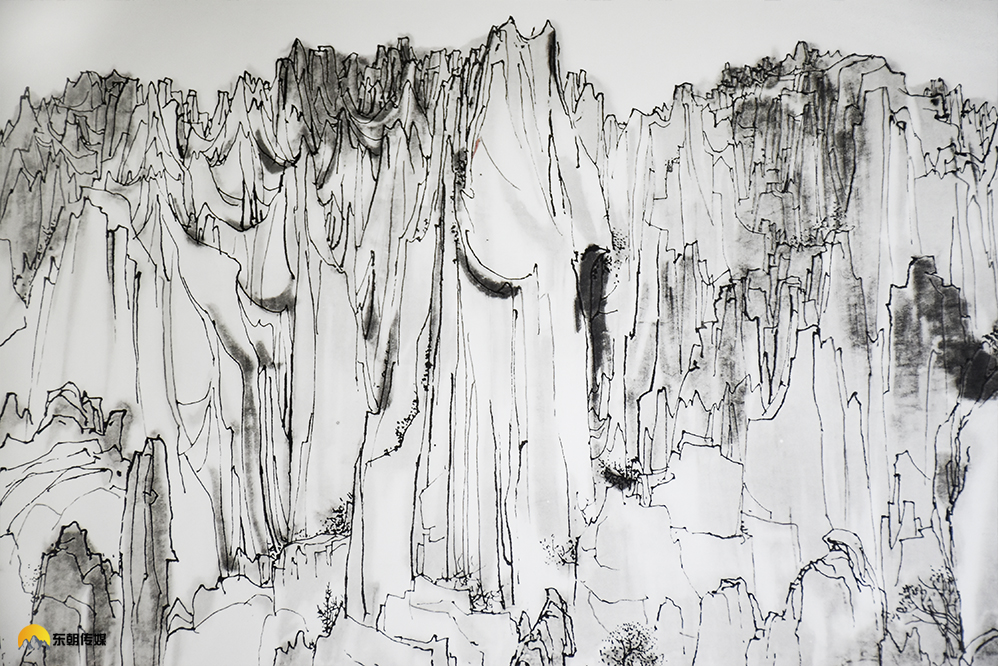 广州东朝传媒:吴冠中版画精选《石头林里有人家》