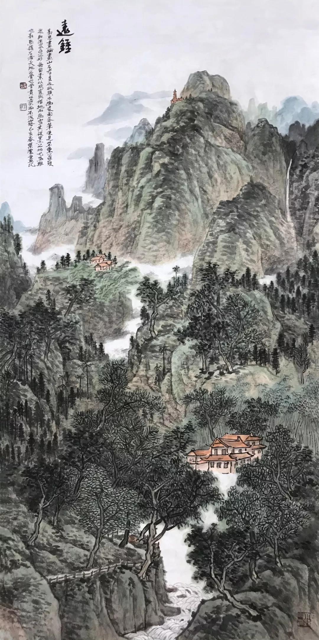 画廊推荐画家叶浓知中融西别有新境