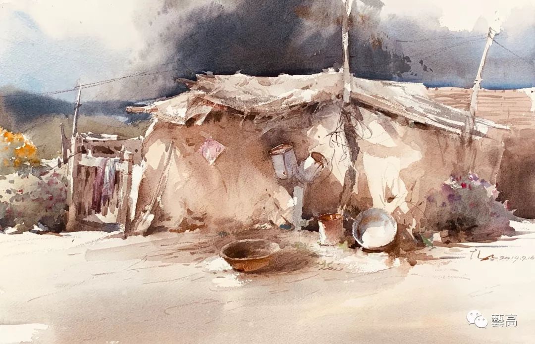 高冬老师和他的水彩画