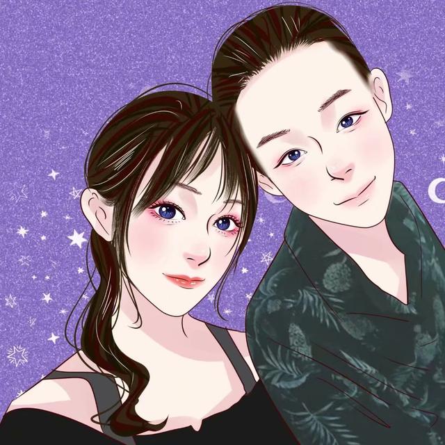 手绘头像:甜蜜情侣系列,个性情侣头像_伤害
