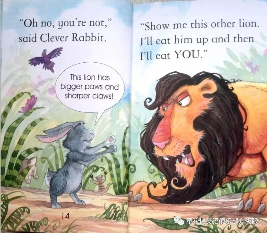 【经典英文绘本《clever rabbit and the lion》