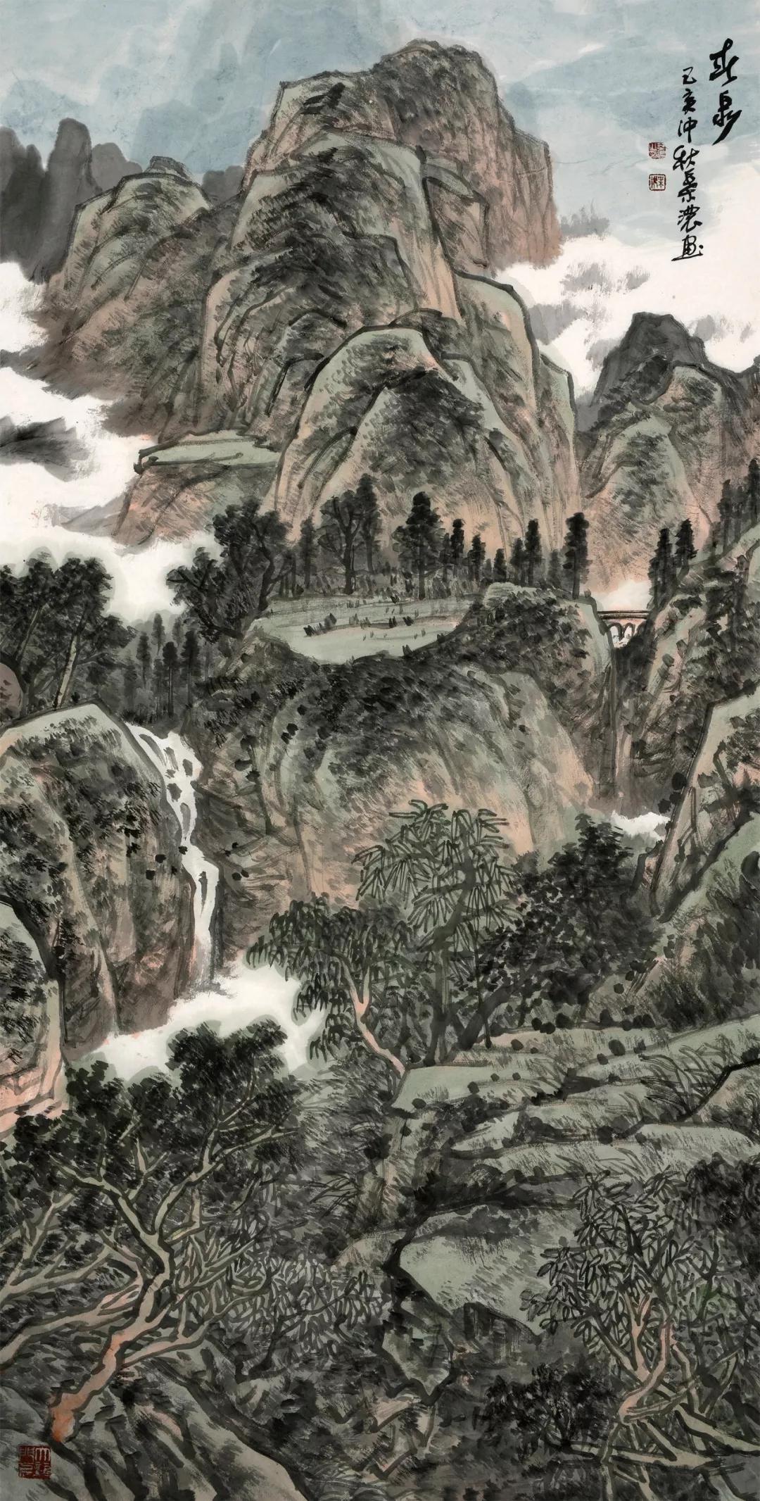 画廊推荐画家叶浓知中融西别有新境