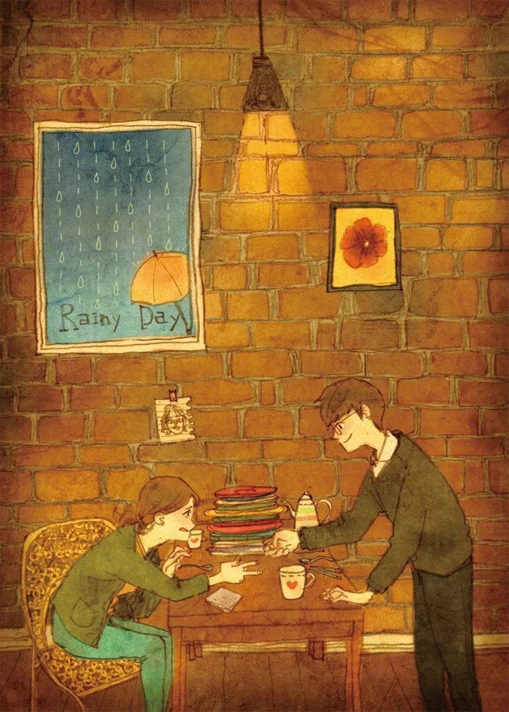 暖心插画 | 我爱你的100件小事