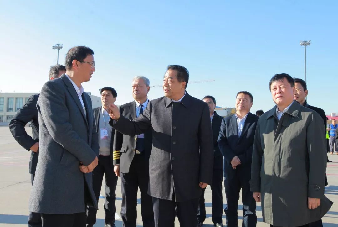 聂云凌;中国商飞公司董事长贺东风;民航东北地区管理局党委书记余国强