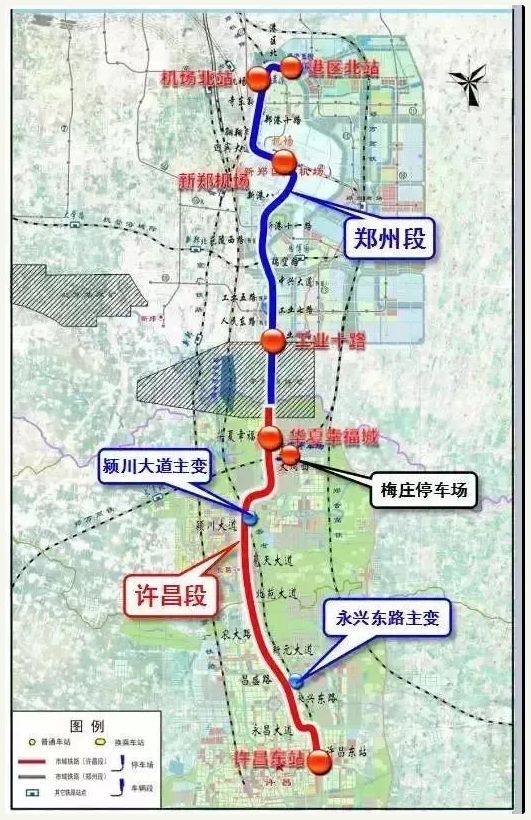 长葛忠武路规划线路图图片