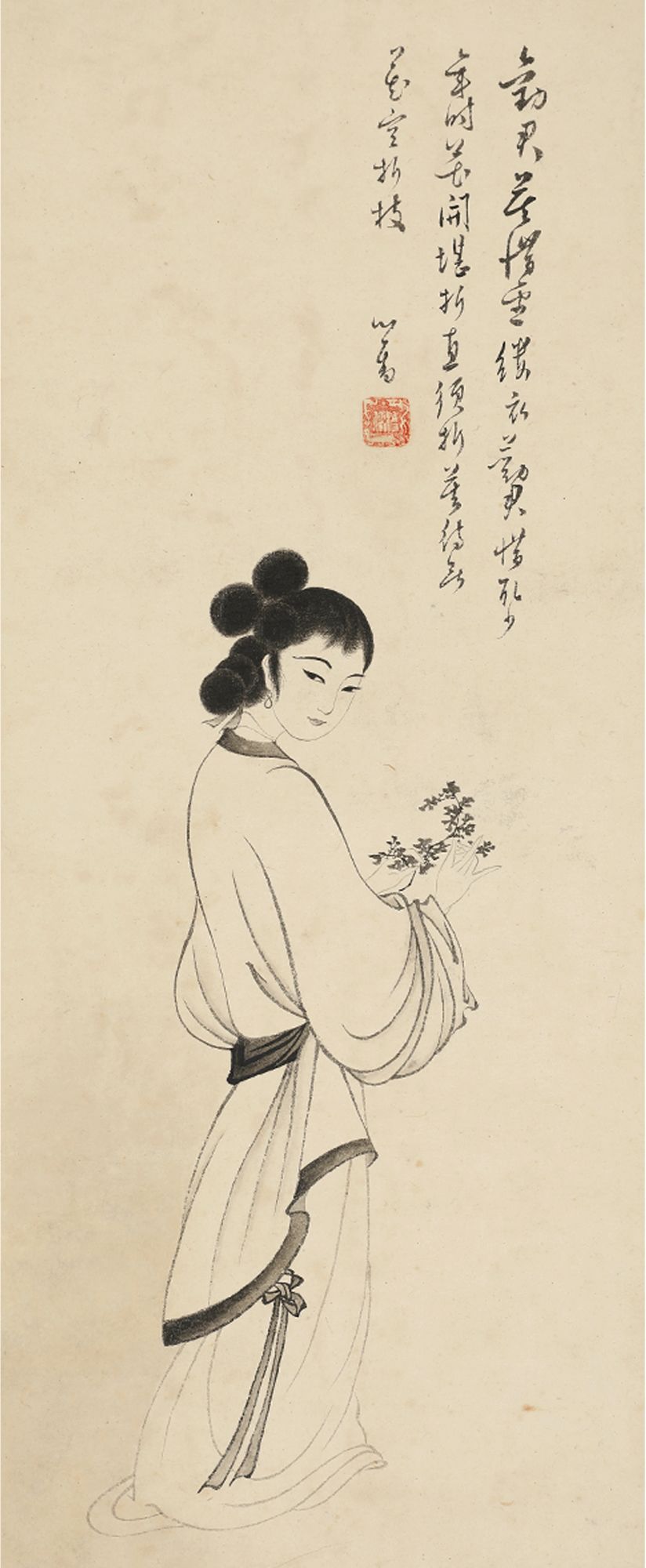 只有自己真心喜欢才能发掘其收藏潜力▼任伯年(1840～1895)富贵长年