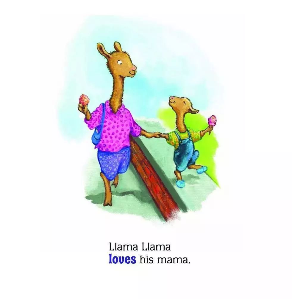 优仁家英文睡前故事llamallamamadatmama羊驼拉玛生妈妈的气