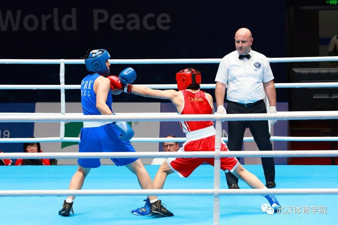 军运史上女子拳击项目首金在武汉体育学院诞生_比赛