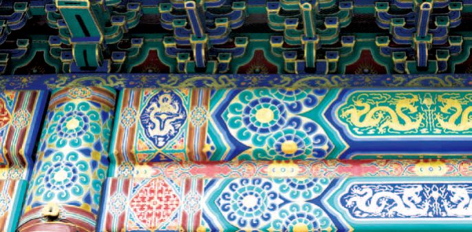 古建油漆彩绘—传统美术(北京市级非遗项目)_彩画