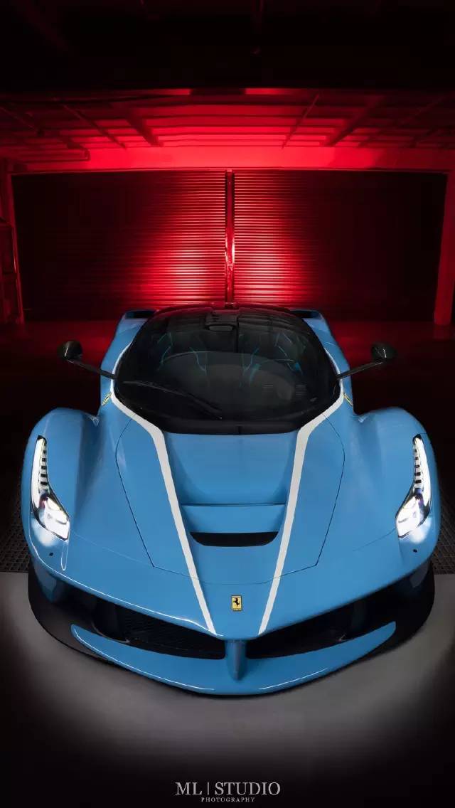 国内baby blue 法拉利laferrari!