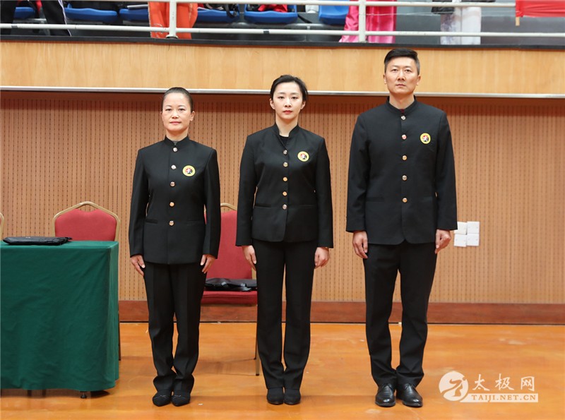 裁判組開幕式表演太極名家同臺表演陳照森和有祿王戰軍張福旺朱向華