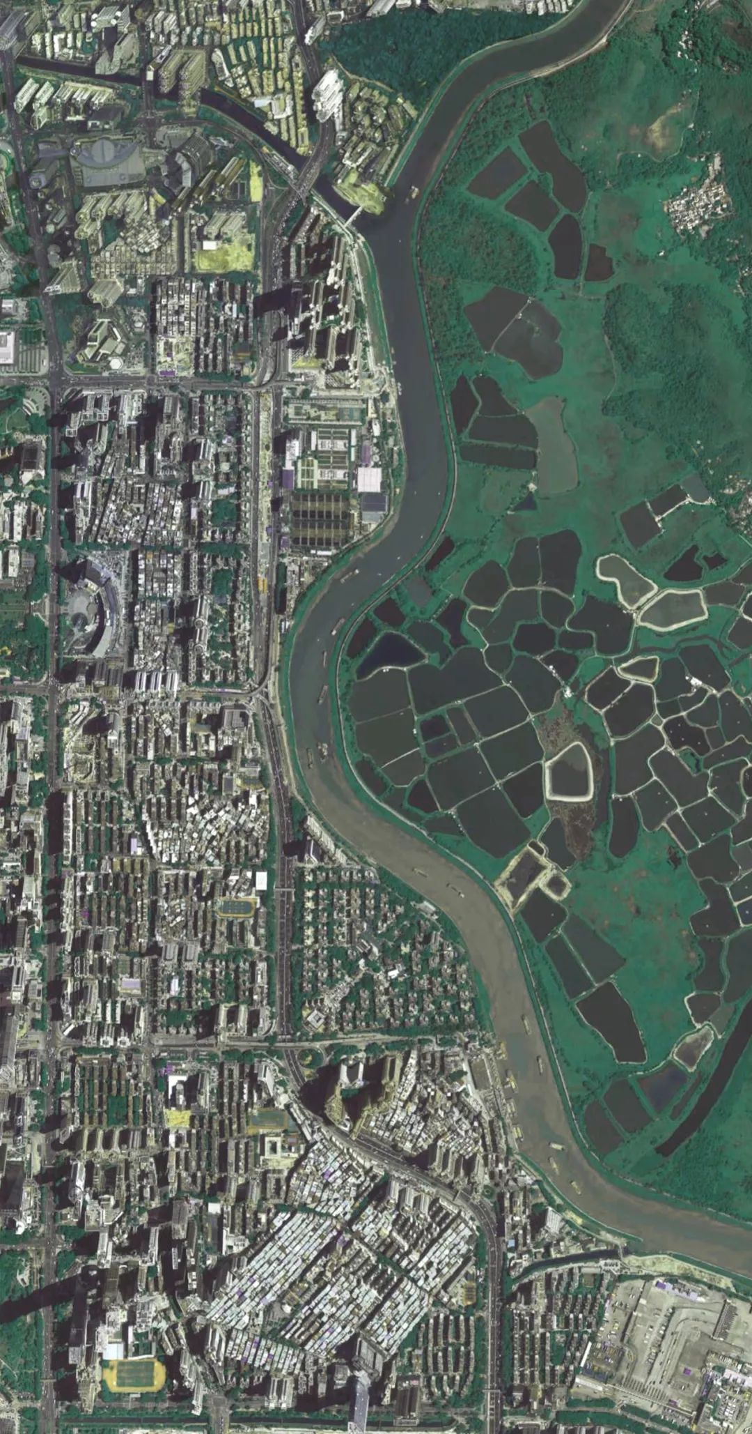 地理视角惊艳全球18个超震撼城市卫星图