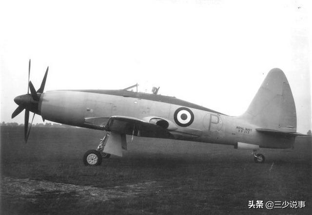 共轴反转螺旋桨的野兽英国飞龙舰载战斗机