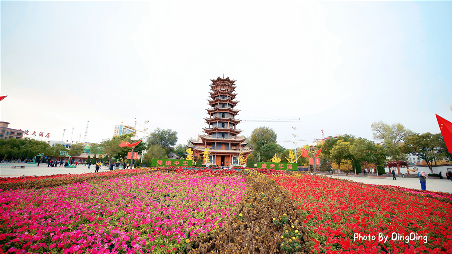 原创甘州八景木塔寺32.8米,竟然没有一钉一铆全靠差斗拱大梁立柱连结