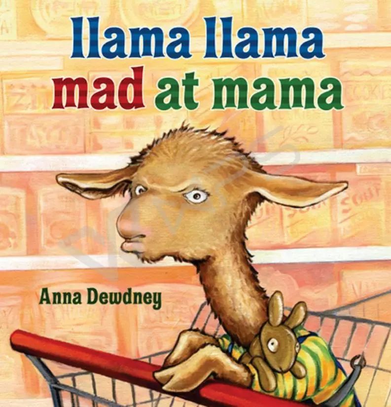 优仁家英文睡前故事llamallamamadatmama羊驼拉玛生妈妈的气