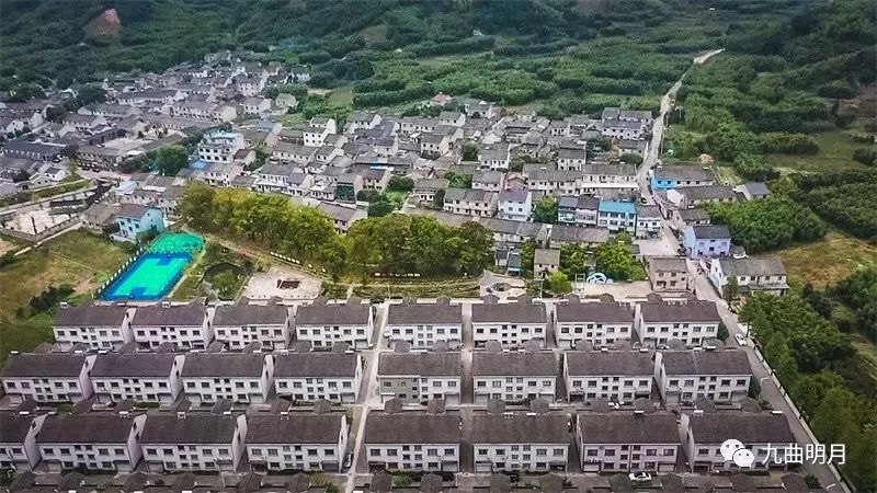 航拍奉化溪口新建村