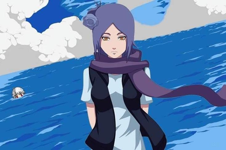 带土被迫使用伊邪那岐,才战胜的的美女忍者小南 晓组织唯的天使,带土