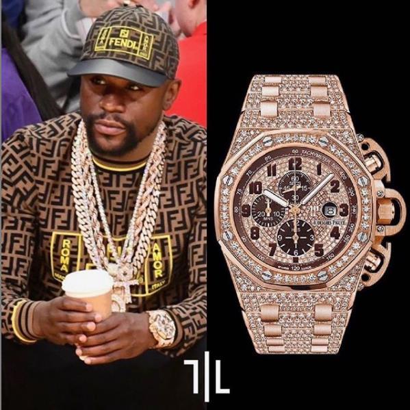 土豪梅威瑟再度炫富抛出3700万私人订制钻石手表就是让你嫉妒