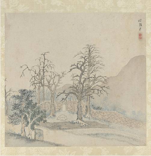 明 张宏 包山十景张宏(1577-1668年后,字君度,号鹤涧.