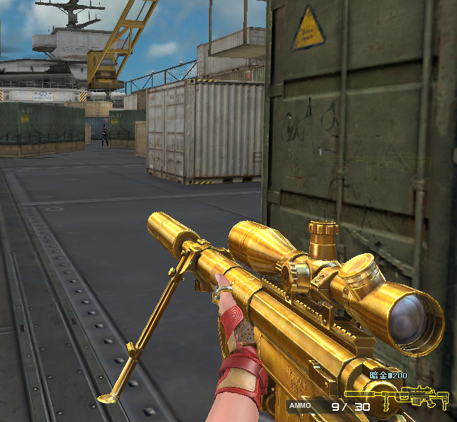 穿越火线这4把高颜值m200暗金万圣节很常见情人节入手了么