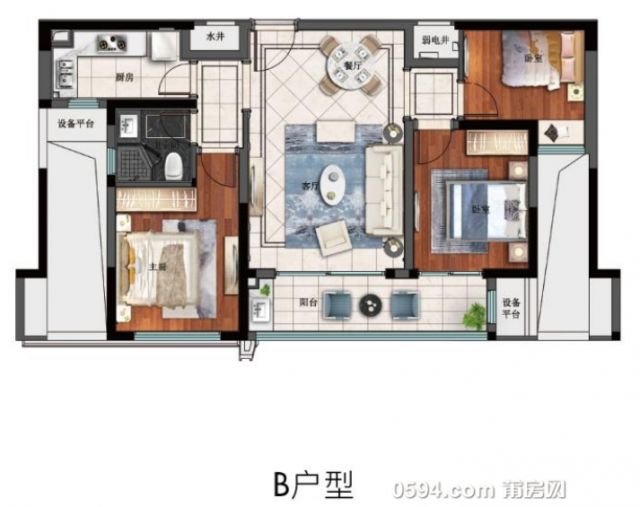 融创兰溪大观二期十几年来,三居室一直是莆田楼市需求的主力.