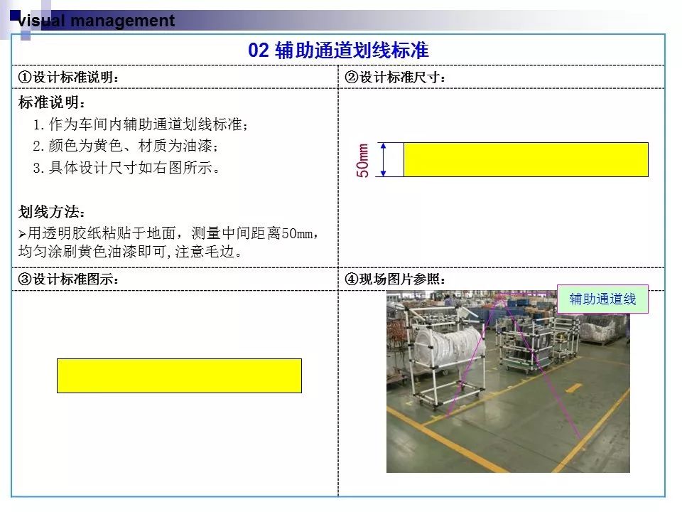 企業廠區地面劃線標準ppt