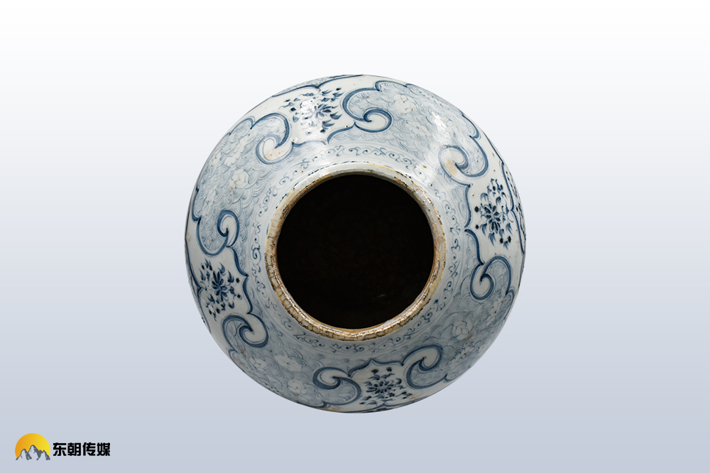 广州东朝文化:青花人物故事盖罐