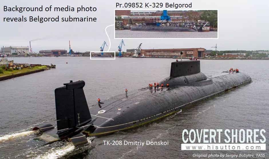 超过180米,可携带6枚"波塞冬"核鱼雷;潜艇能够在深至1000米的水下活动