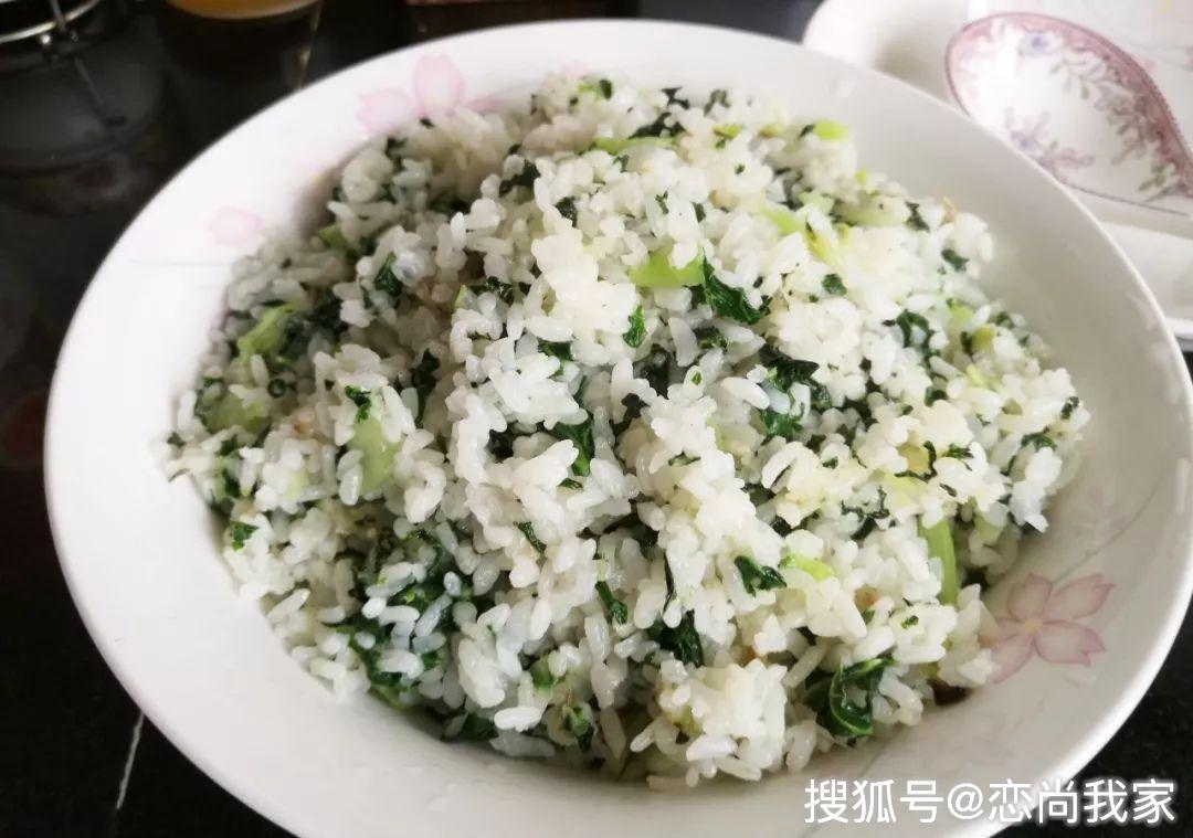 四川青菜干饭图片