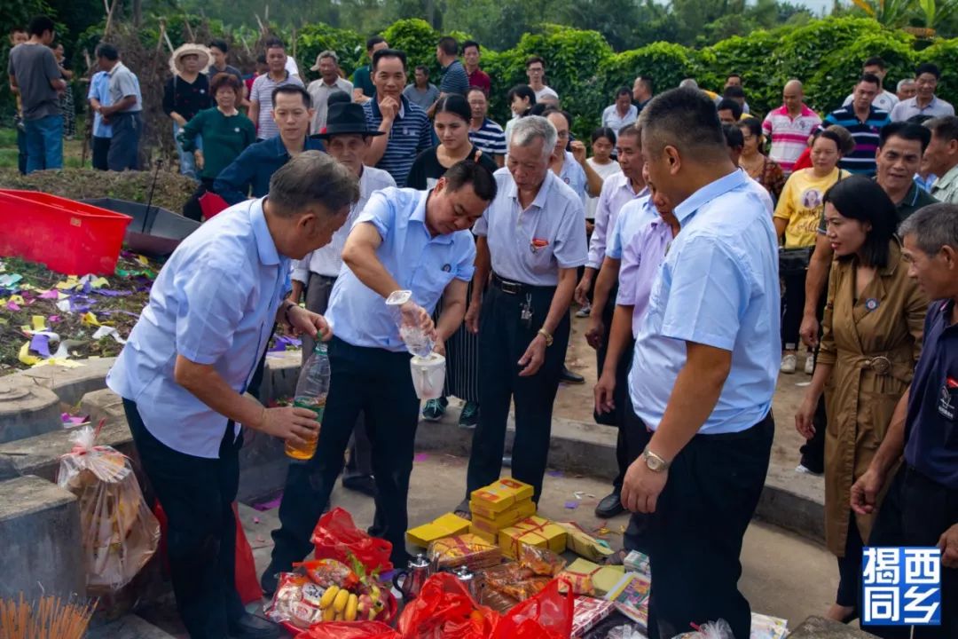 熱鬧祭拜河婆蔡氏始祖二世祖三世祖活動