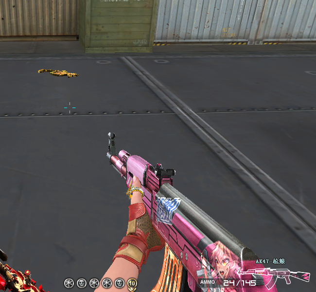 穿越火线曾风靡一时的ak47红水晶算一个枪娘你入手了么