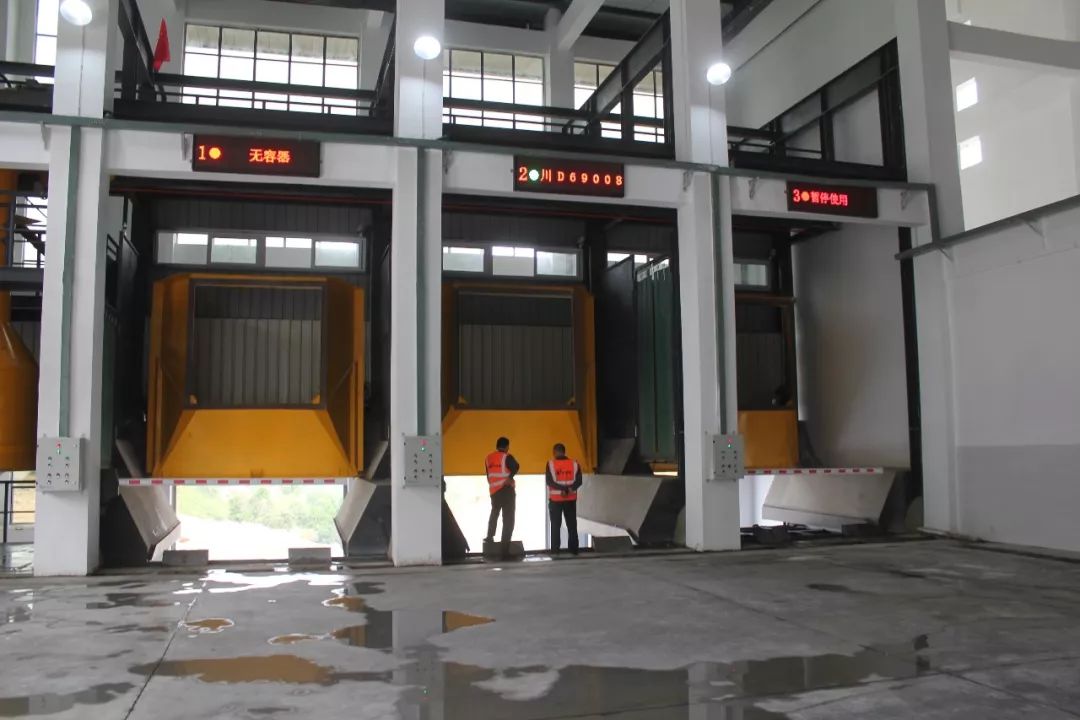 日处理生活垃圾200吨我市一垃圾中转站正式投运