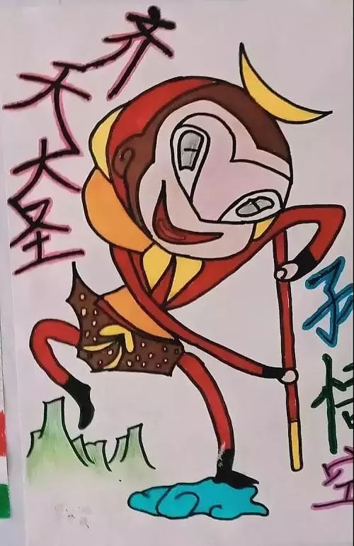 汉中师生手绘《西游记》,满满都是童年的记忆~_略阳县