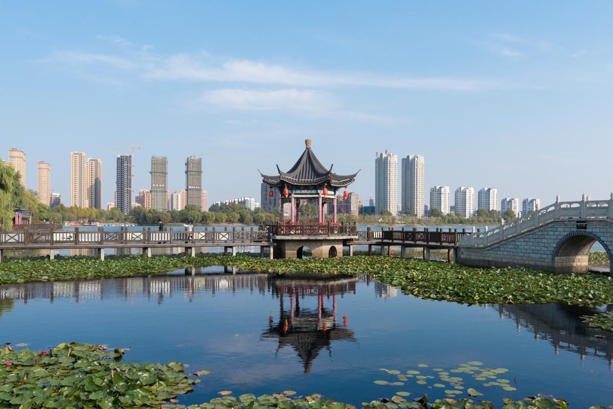 江蘇蘇北縣城一座公園,名氣不大但顏值卻不低,免費開放