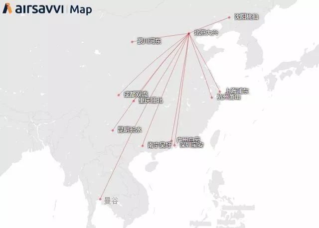 首都航空實現100%轉場大興機場,運營北京大興進出港航線19條,包括三亞