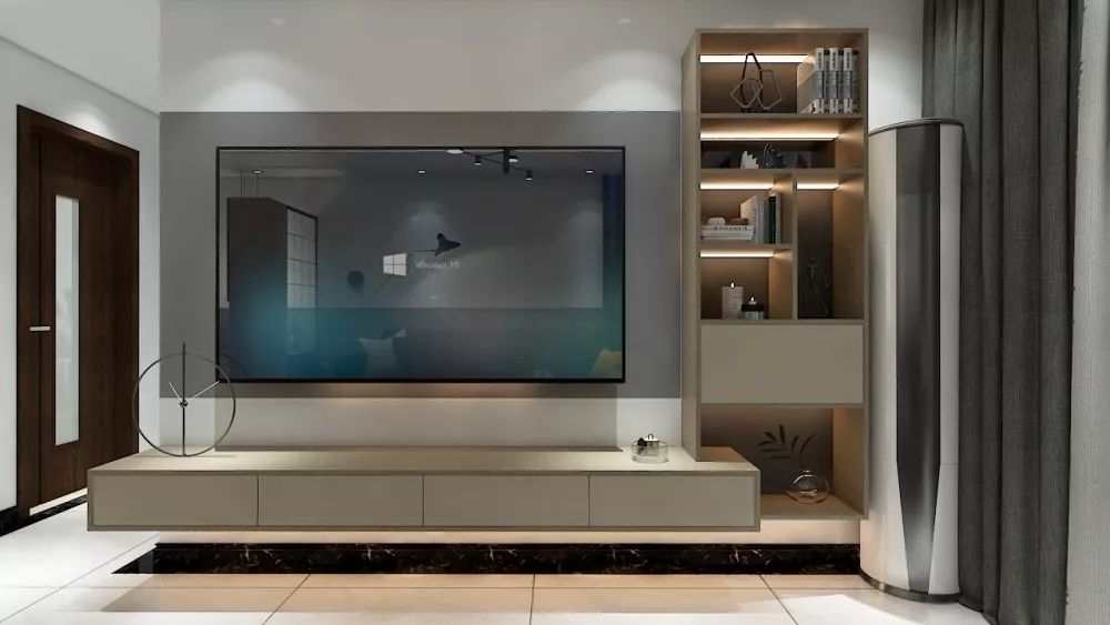 超棒的电视柜设计,我家客厅也要这样装!