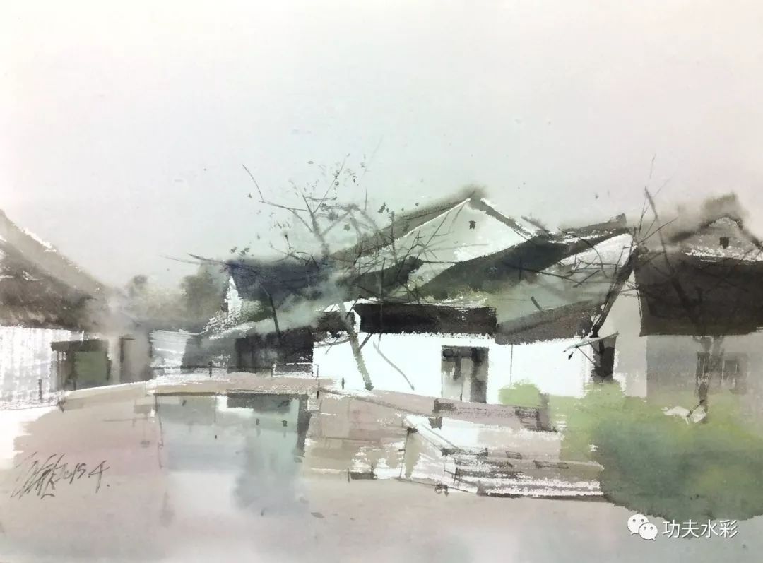 潘耀昌:平龙的水彩画