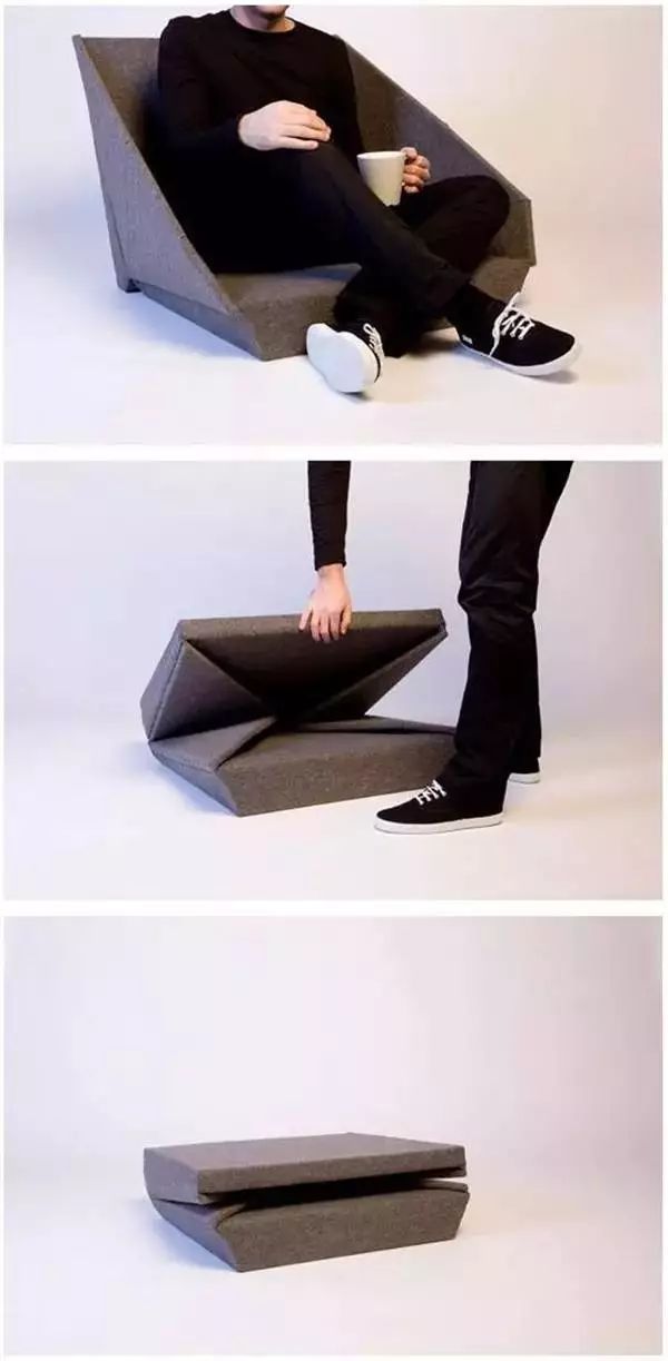 折叠设计从产生就具有多功能,节约空间,结构简洁合理,构思新颖等优点