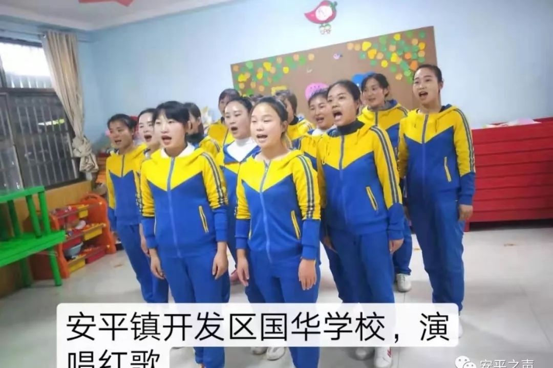 安平镇国华学校开展不忘初心牢记使命主题教育活动