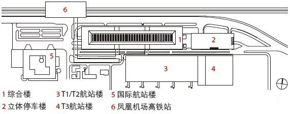 三亚凤凰机场平面图图片