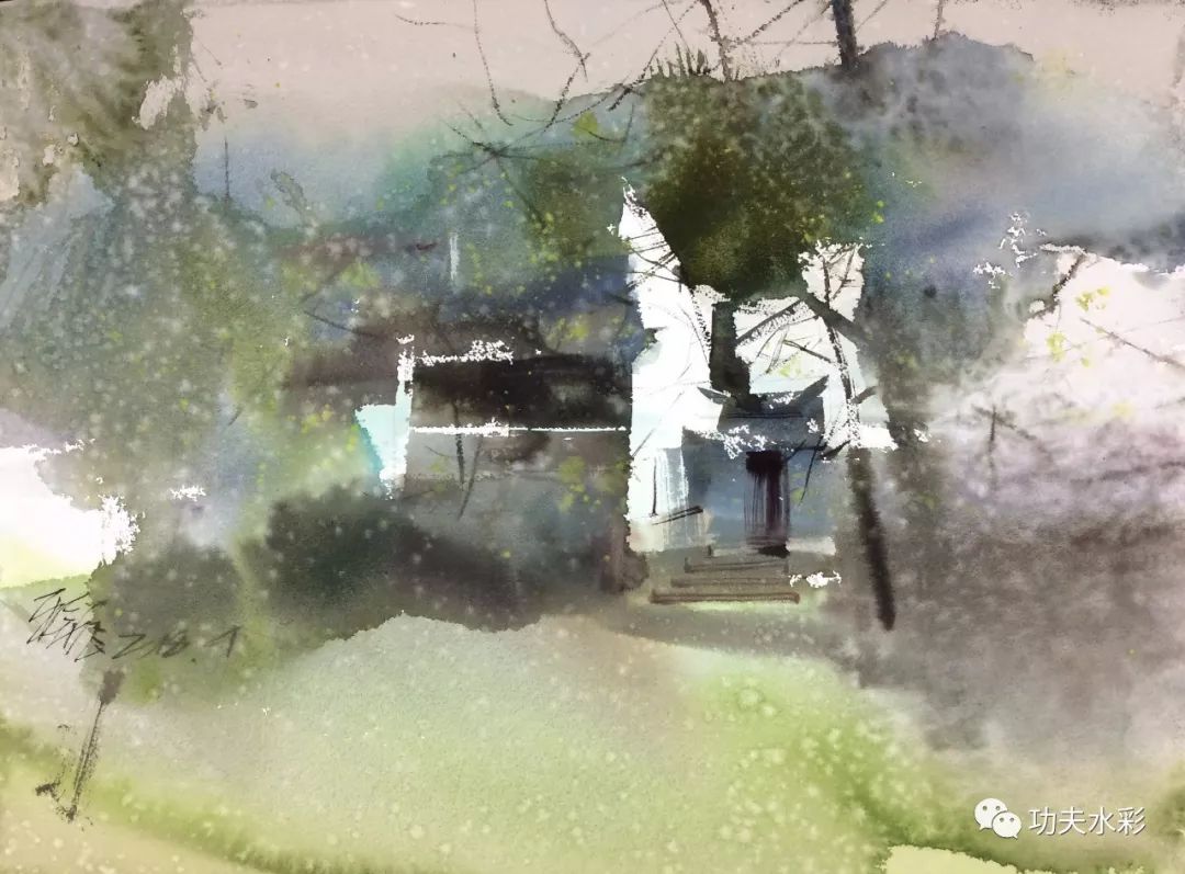 潘耀昌:平龙的水彩画