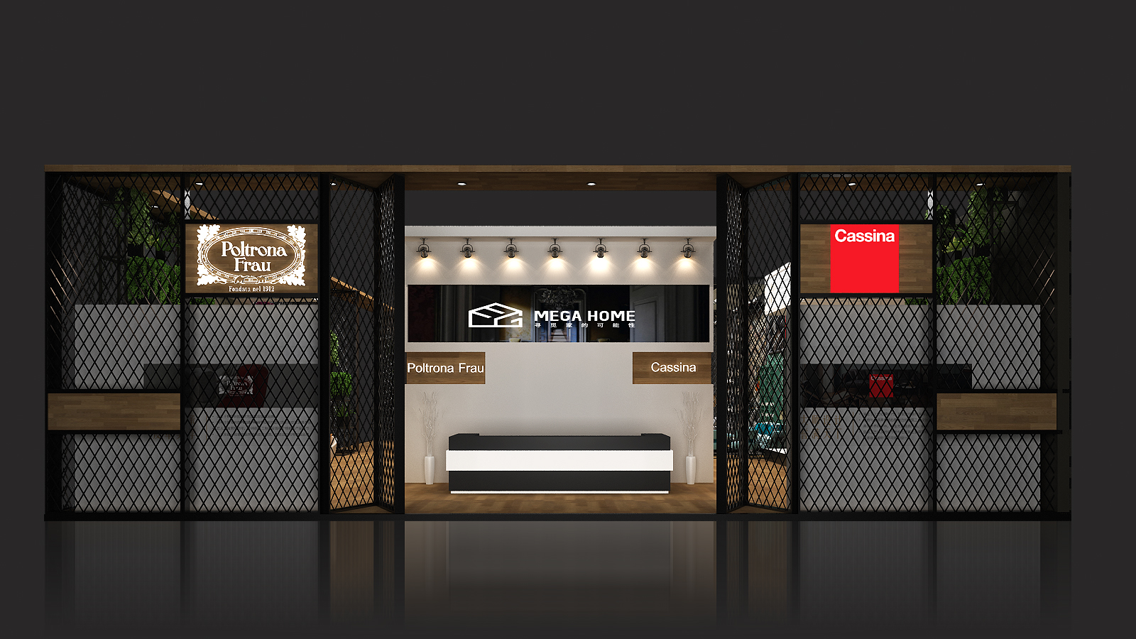 工业风的家具展你见过几个来看看这家的展位设计吧