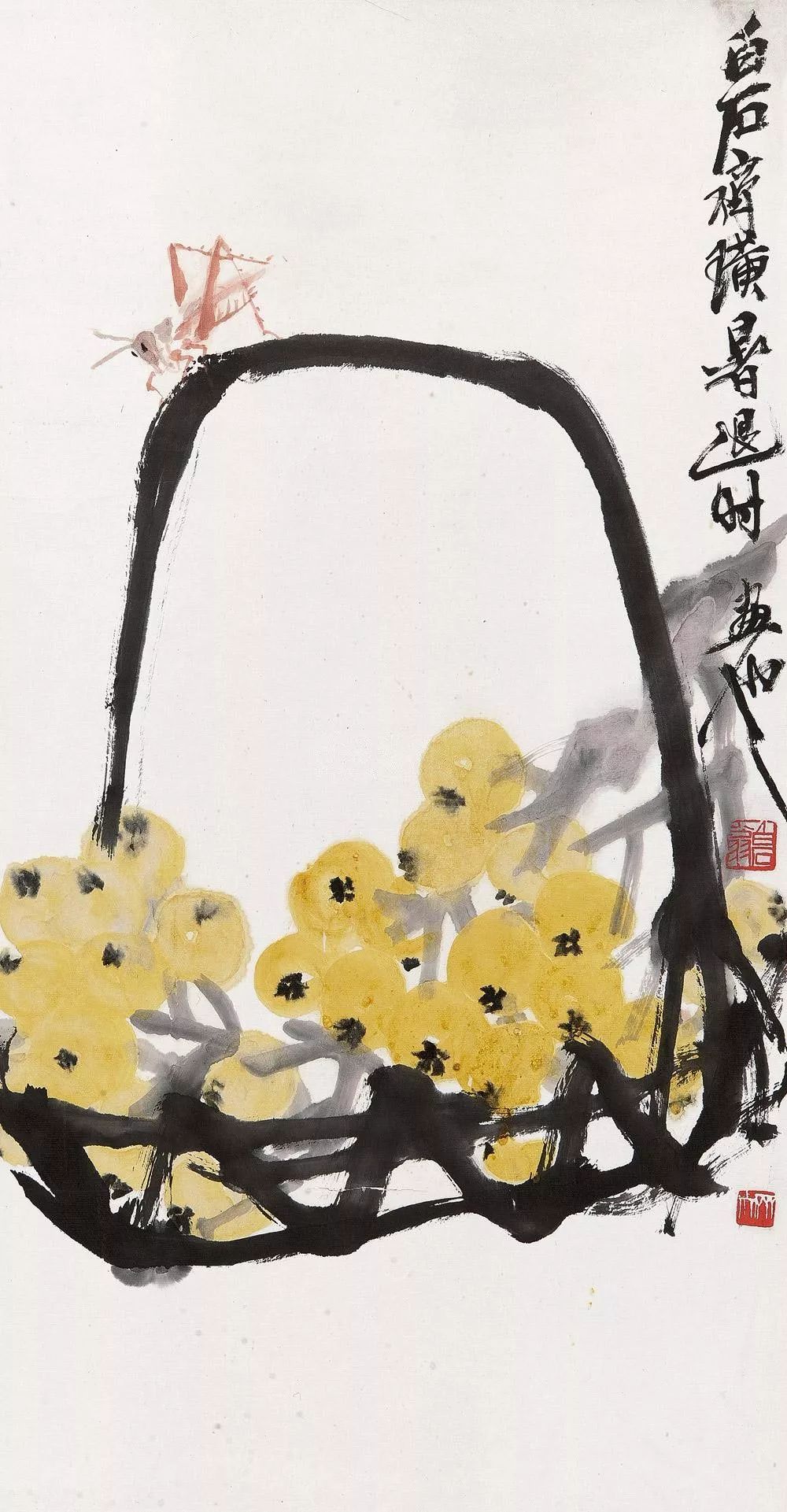 齐白石那诱人的枇杷!